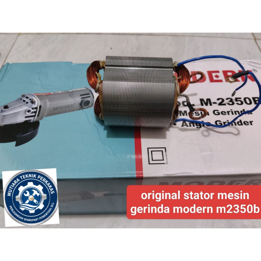 original stator mesin gerinda modern m2350b