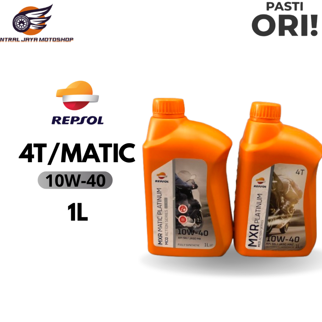 Repsol MxrMaticPlatinum-MxrPlatinum4T 1 Liter 10W-40 Original