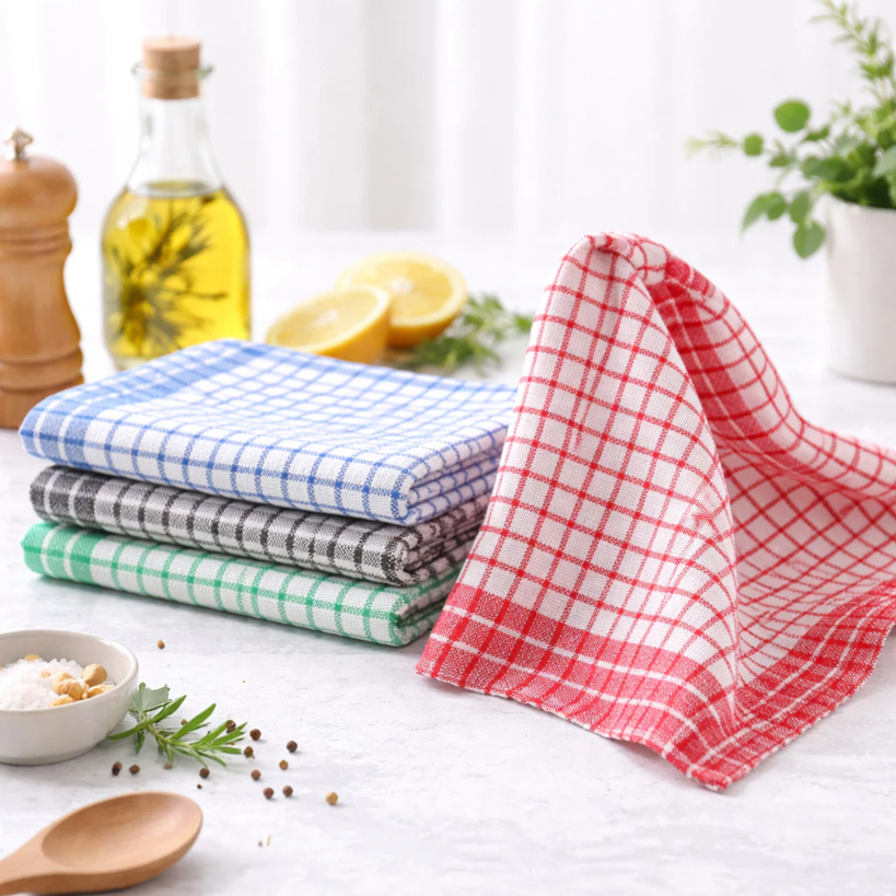 Serbet Dapur Lap Kotak Besar 50 x 50 cm Kain Warna Serbaguna Lap Piring Lap Besar