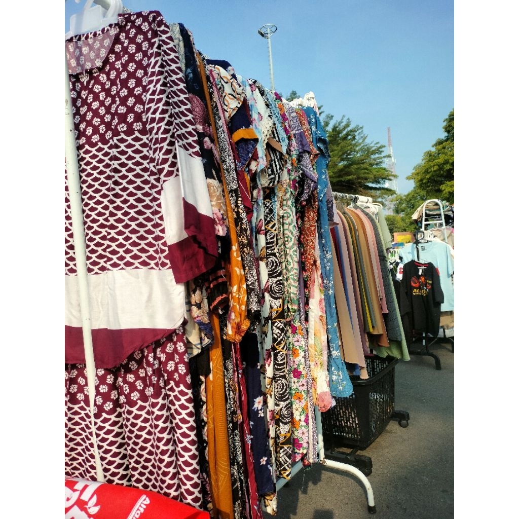Gamis, daster, hijab