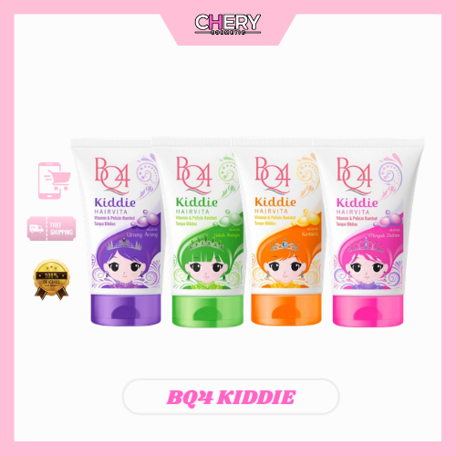 BQ4 Kiddie Hairvita Anak & Dewasa Vitamin Dan Pelicin Rambut Tanpa Bilas 50ML BPOM Hair Bath