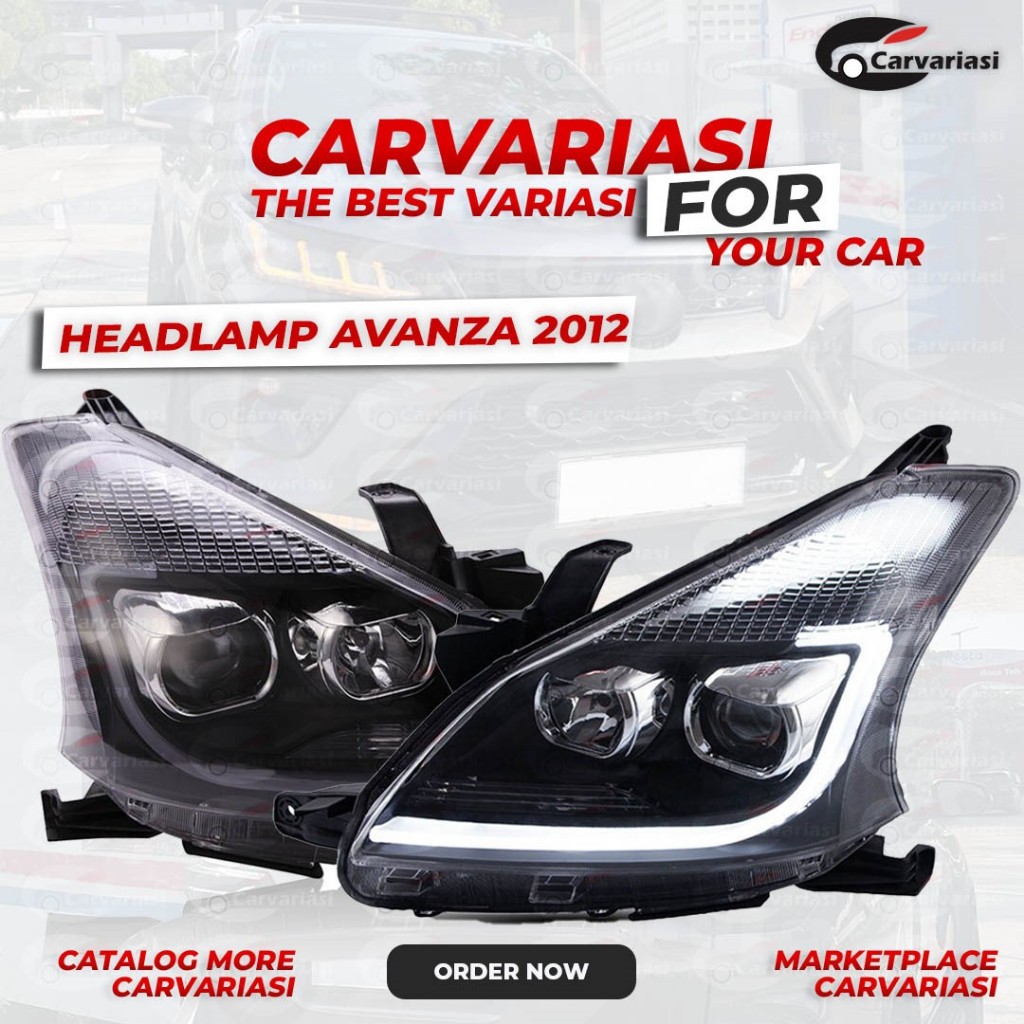 Headlamp Avanza 2012-2015 Projector Sequential LED Headlamp AVANZA