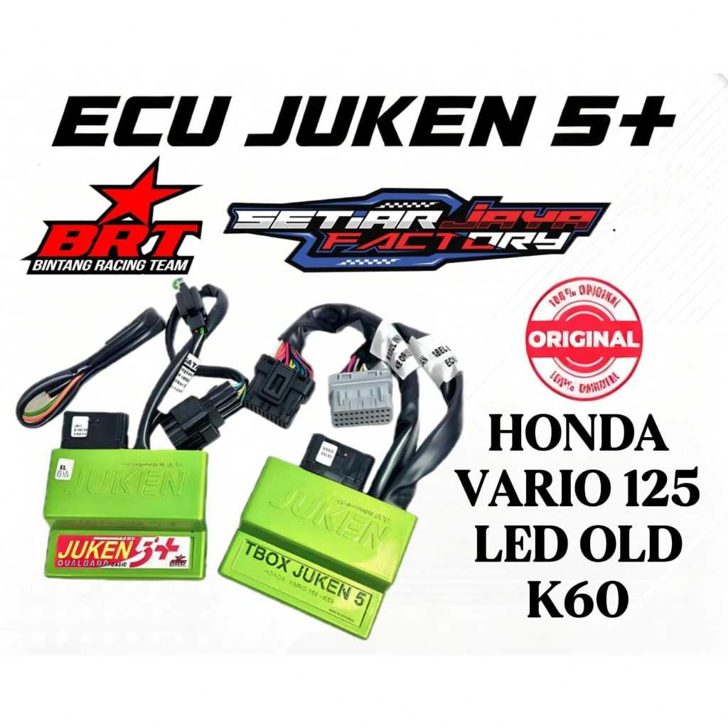 ECU BRT JUKEN 5 PLUS PLUS HONDA VARIO 125 LED OLD KODE K60 DUALBAND ORIGINAL BRT