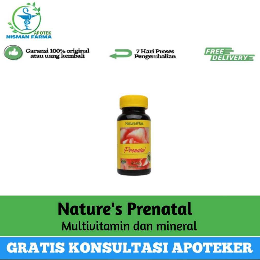 Natures Plus Prenatal Complex 90 Tablet Multivitamin