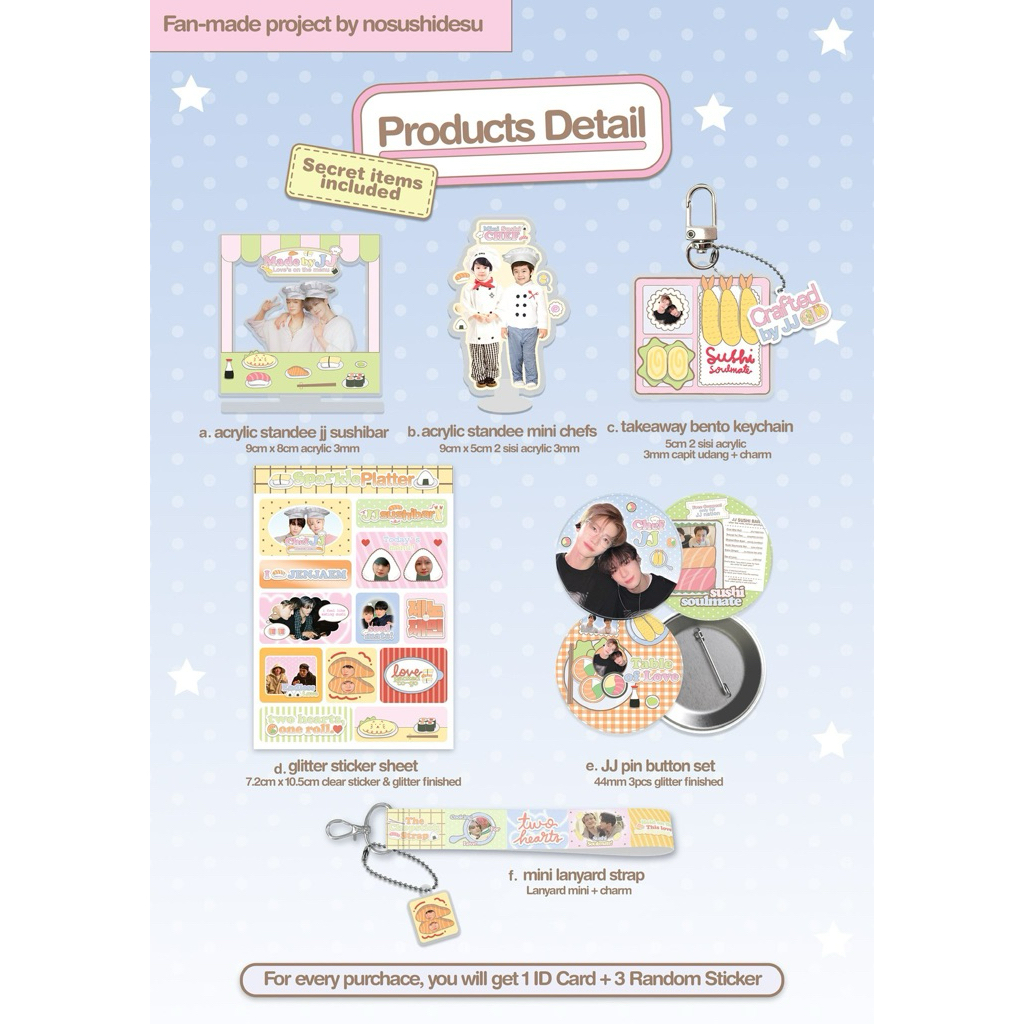 JJ SUSHI BAR — blind box jeno jaemin by @nosushidesu