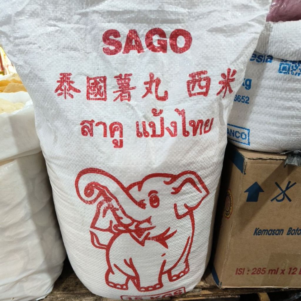 sagu putih mutiara thailand
