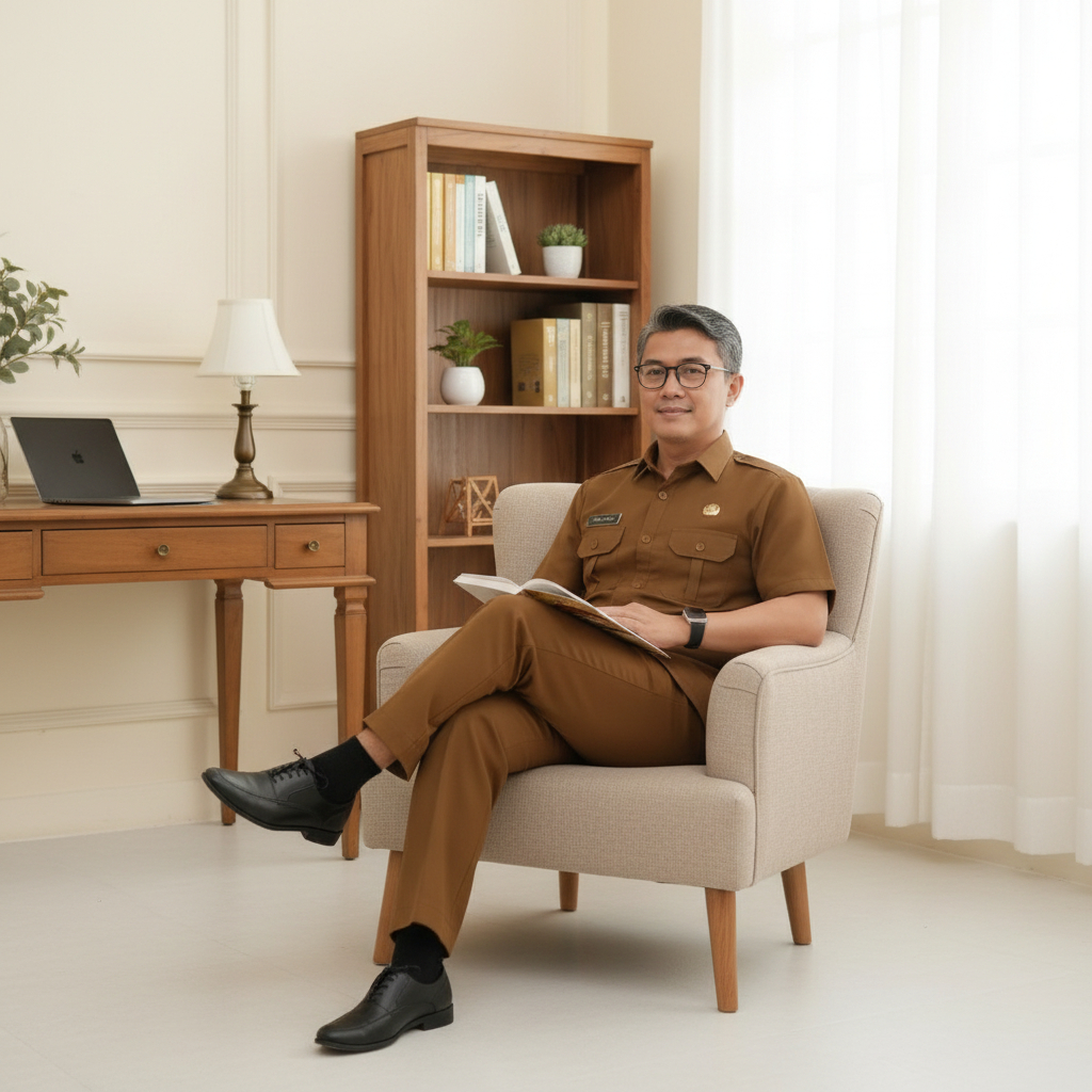 Berlanc Seragam PNS Pria | Seragam Khaki Pria | Seragam Pemda PNS | Baju Pns Pria |