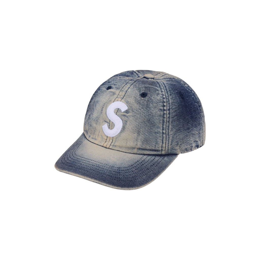 CAP - S Logo Cordura 6 panel Blue Wash Denim