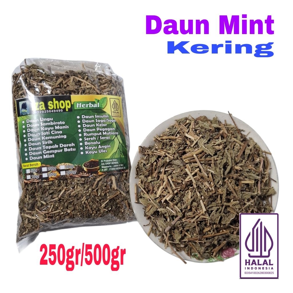 Daun Mint Kering / Teh Daun Mint Kering 250/500gr