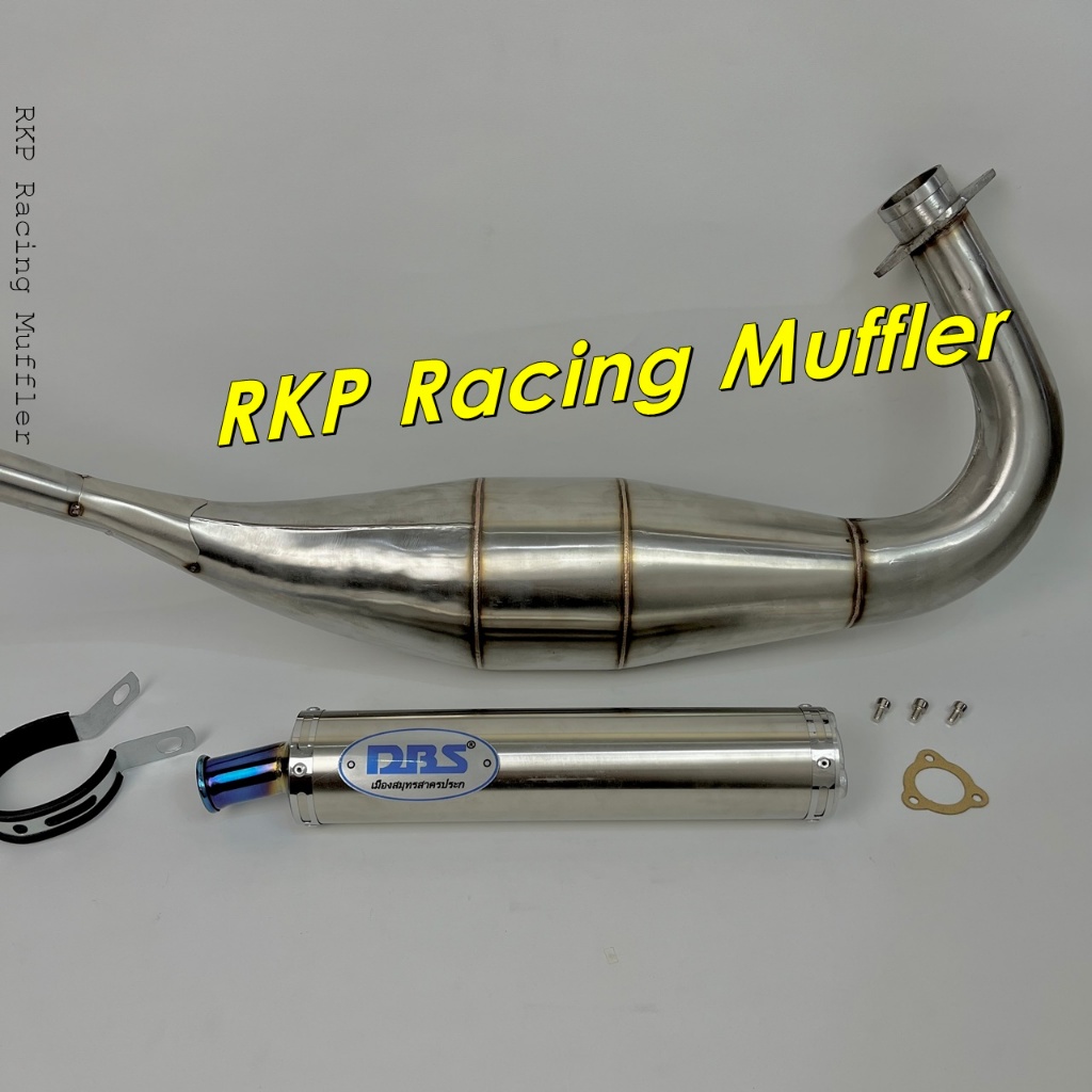 Knalpot DBS Ninja R RR SS Stainless Chamber Press Silencer Titan Blue Kenalpot Motor 2 Tak Kolong