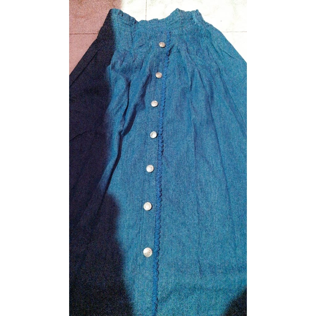 Rok Denim PL Axes Femme