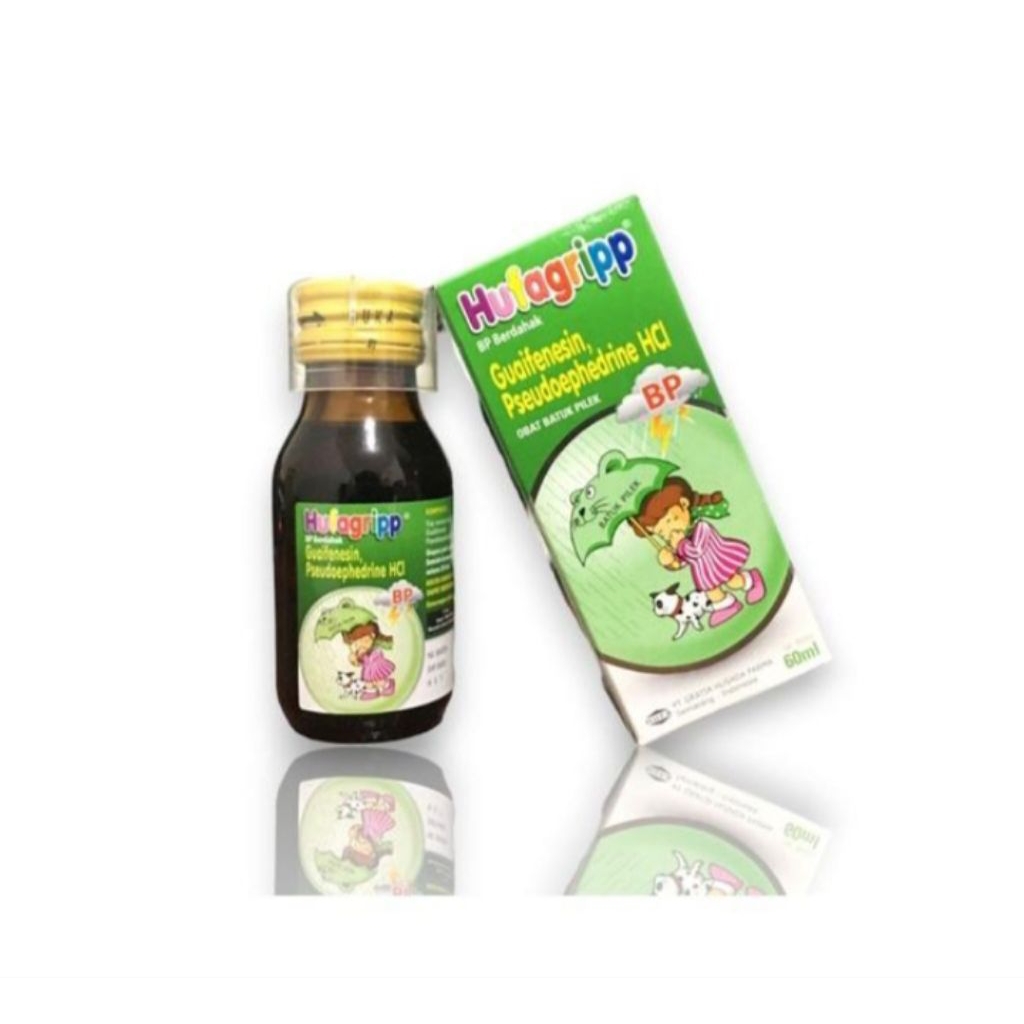 Hufagrip Batuk pilek Berdahak & Batuk Pilek Kering 60Ml