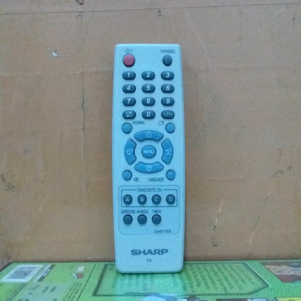 REMOTE TV SHARP SERI GA877SB ORIGINAL