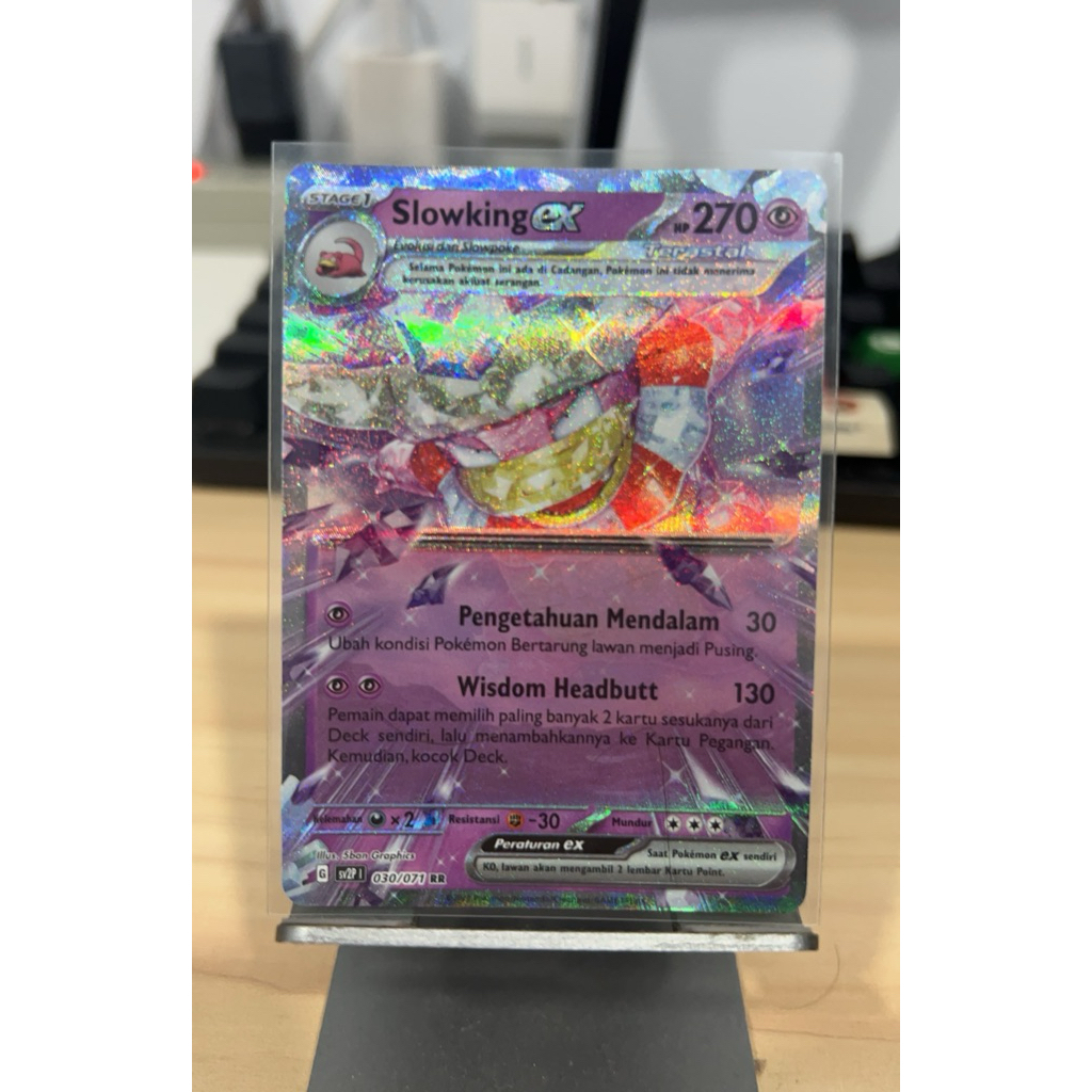 Slowking EX RR SV2P 030/071 kartu pokemon TCG Indonesia