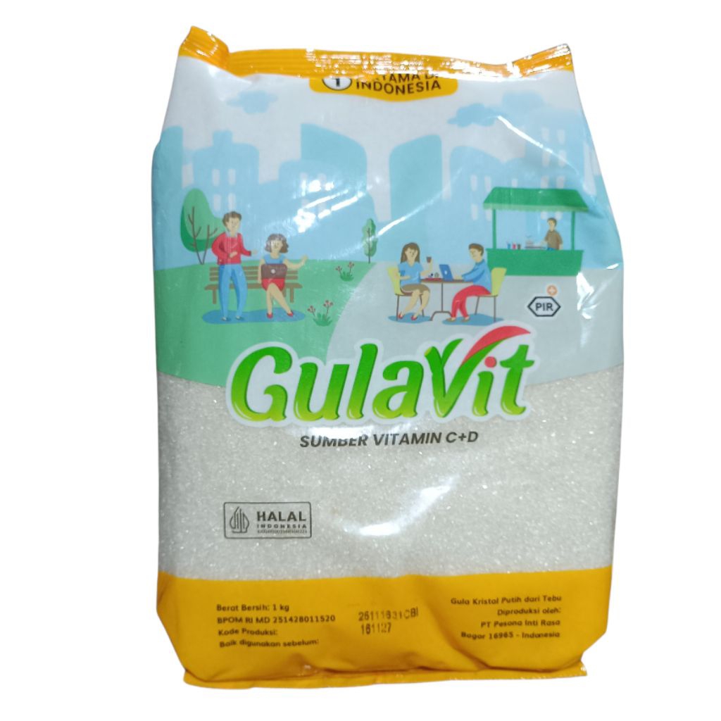 Gula Kemasan Merk GulaVit 1kg Gula Vit 1000gr
