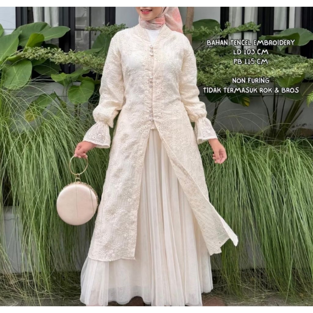 Tunik Baju Raya pola pola Baju Lebaran Tunic Bordir