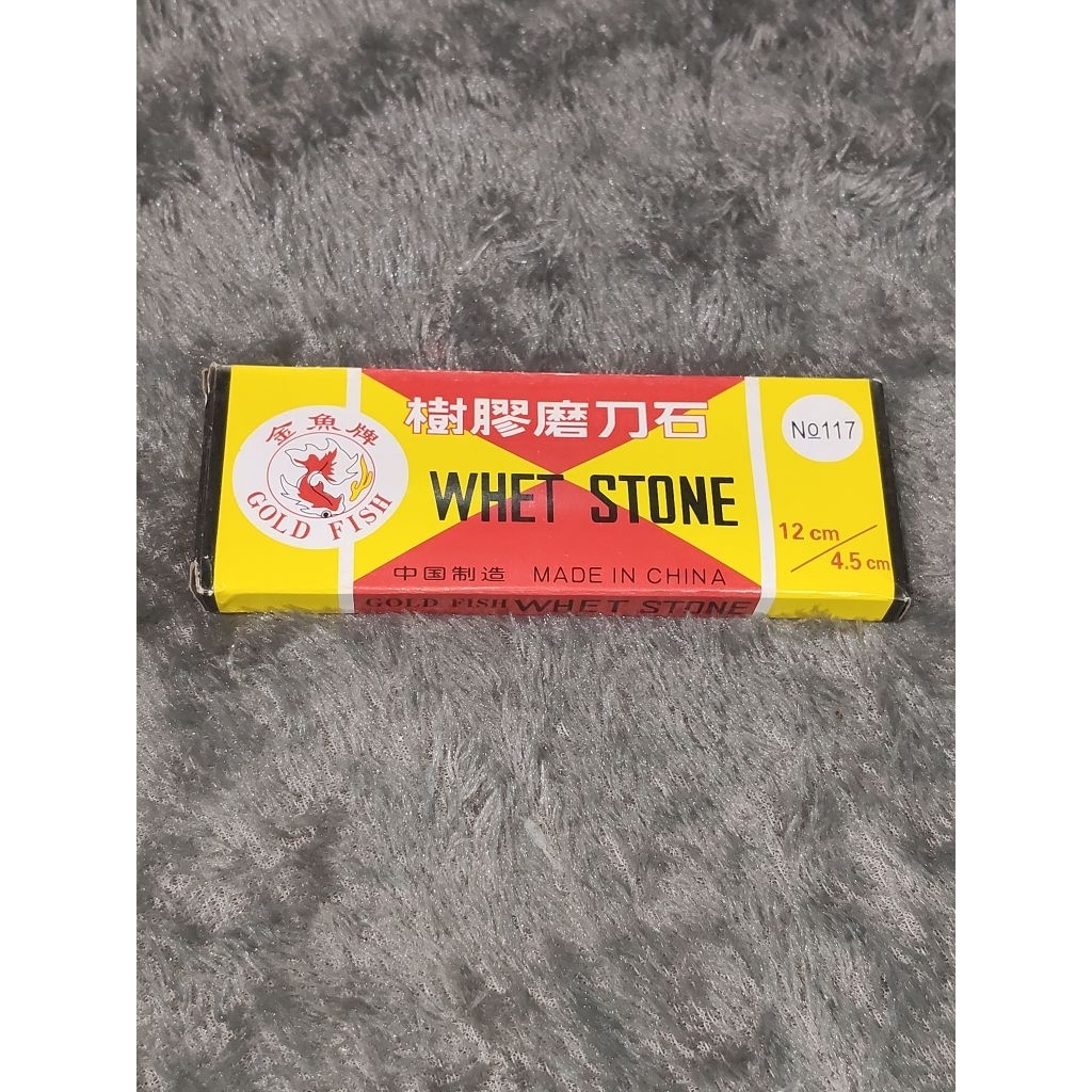 BATU ASAH GOLD FISH WHET STONE HALUS UNTUK FINISHING PISAU SADAP KARET