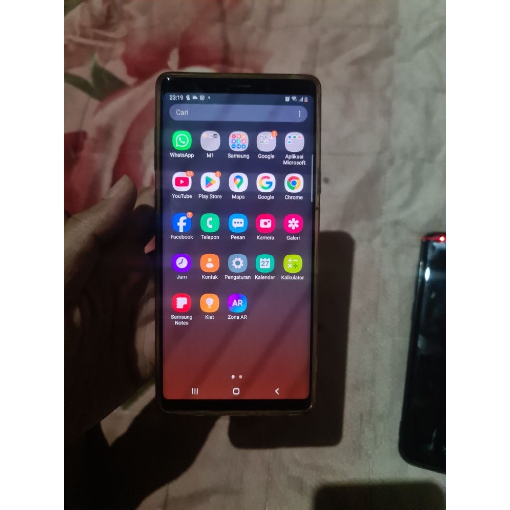 lcd samsung note 9 mulus