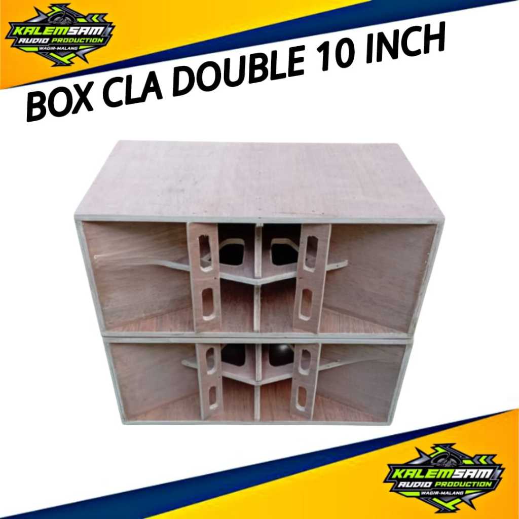 Box Speaker CLA 10 Inch Double - Desain Elegan, Suara Optimal, Pilihan Ketebalan 12mm
