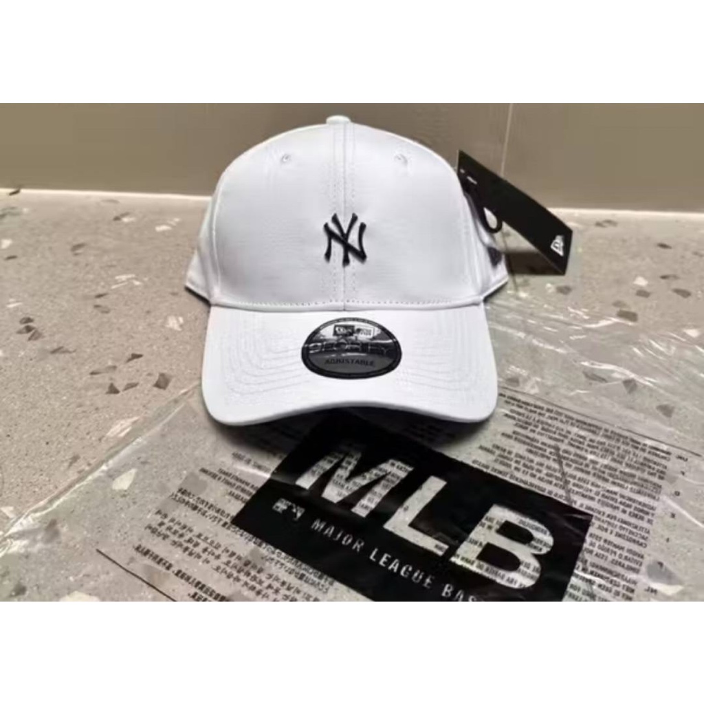 TOPI BASEBALL MLB NY MINI METAL LOGO ORIGINAL WHITE CAPS / TOPI BEST SELLER BISA COD / TOPI PRIA WAN