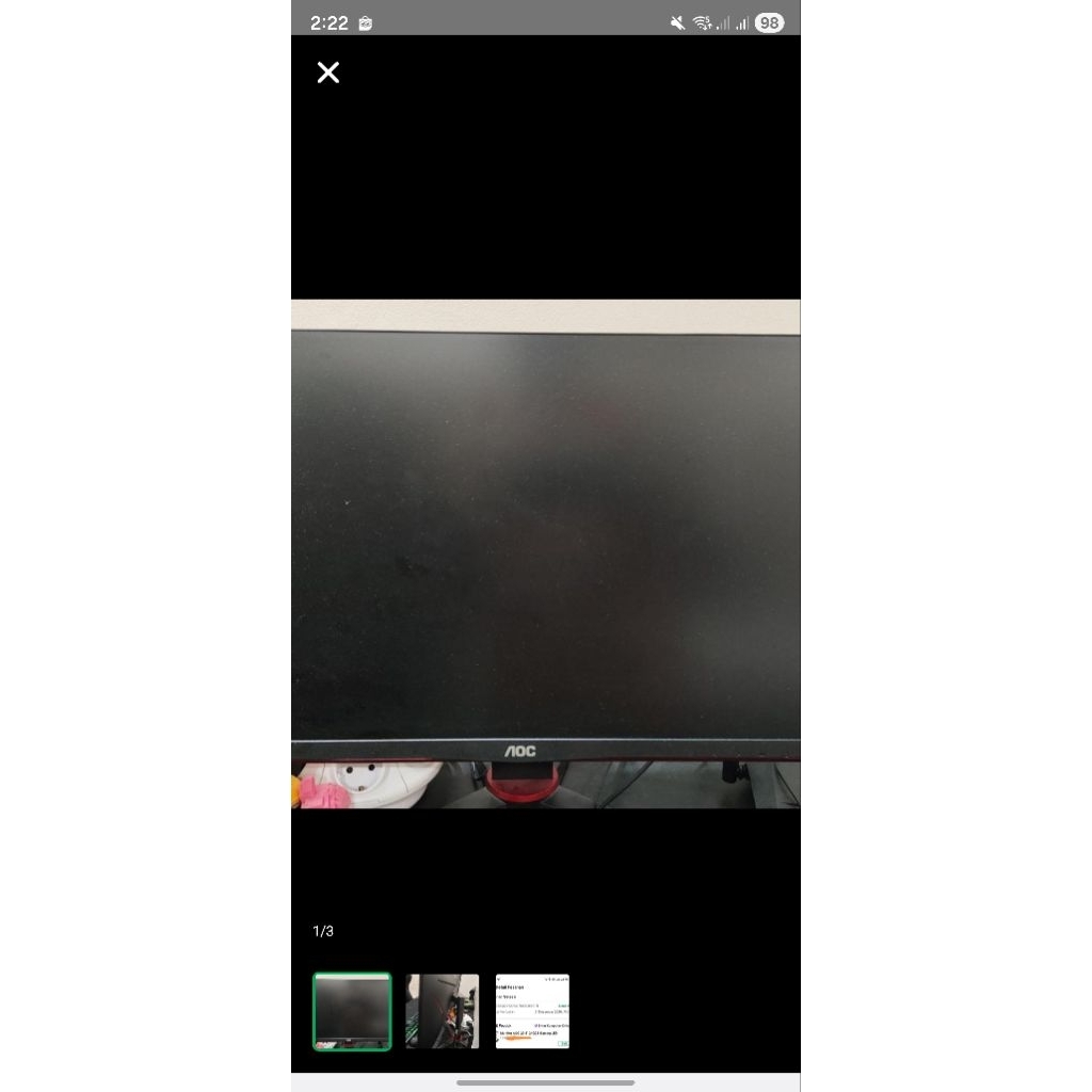 aoc monitor 24" second