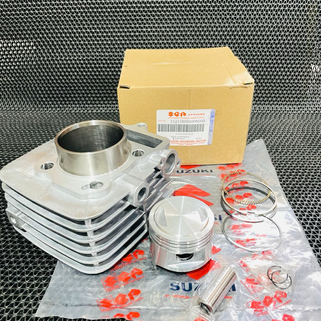 blok seher plus piston suzuki smash 110/smash old ori sgp
