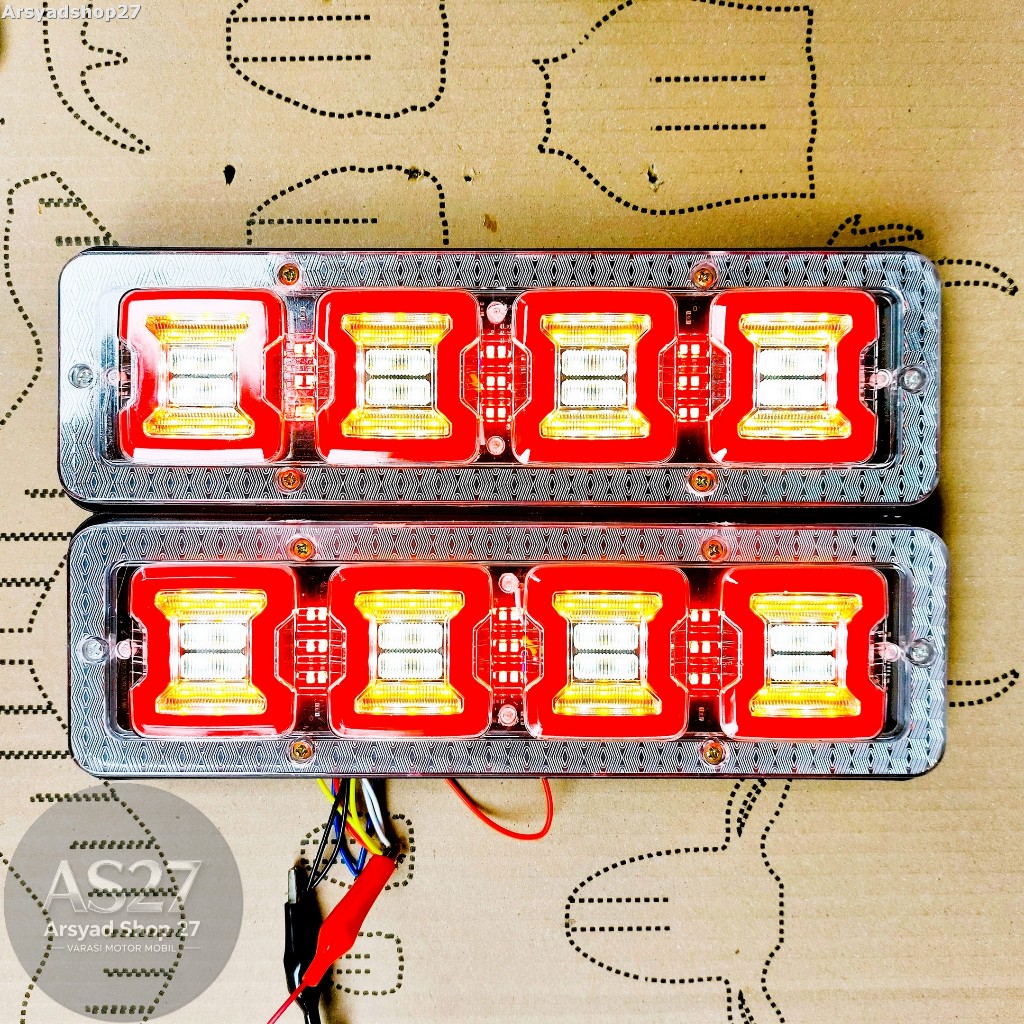 Lampu Variasi Stop Lamp LED Lampu REM Belekan Mobil pickup kotak 4
