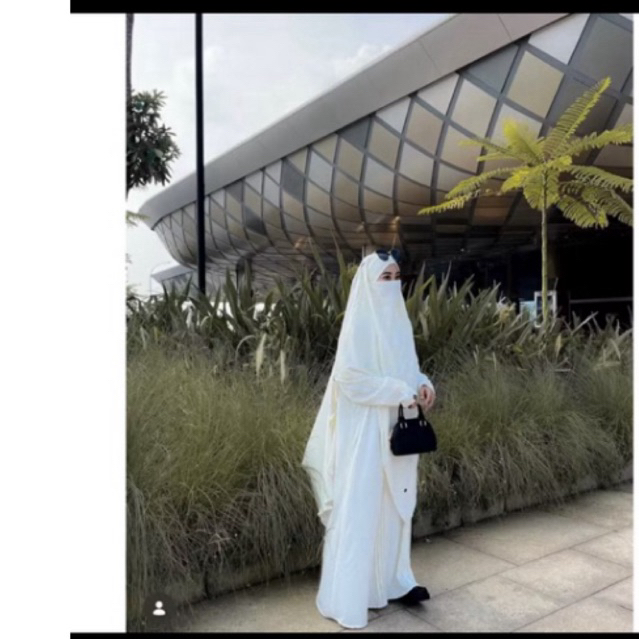 TA BY TRZ gamis set french khimar lebaran umroh