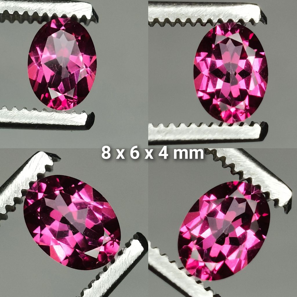 Pink Topas Oval Cut