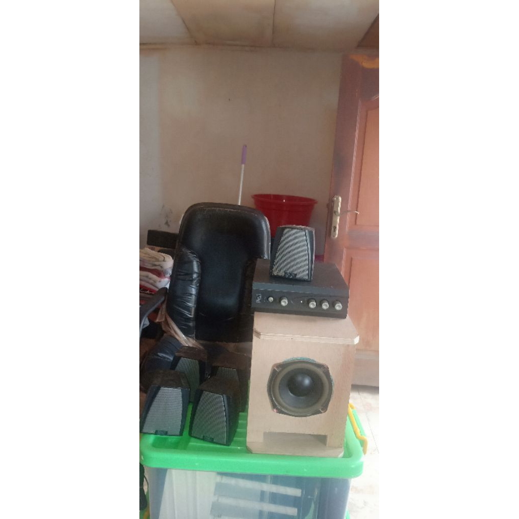 SPEAKER SONIC GEAR 5.1 COMPUTER SPEAKER P600X SPEAKER SUBWOOFER 4INCH AKTIF DAN 5PCS SATELIT VOCAL S