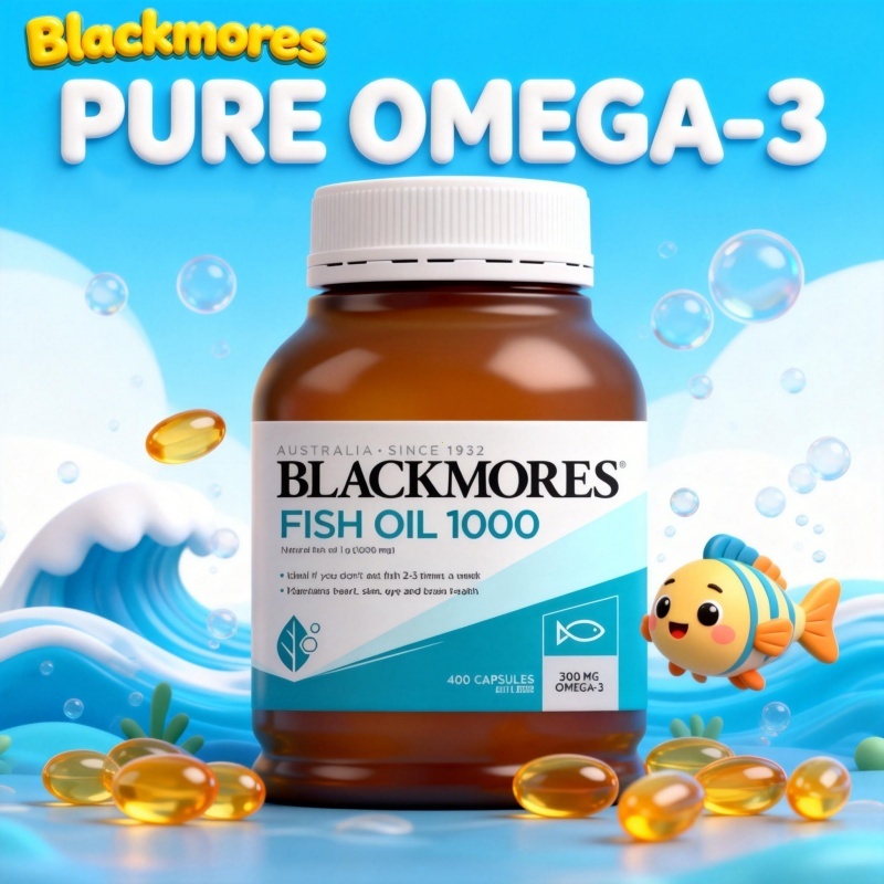 Blackmores Omega-3 Fish Oil 400 Capsules Anti-Inflammatory
