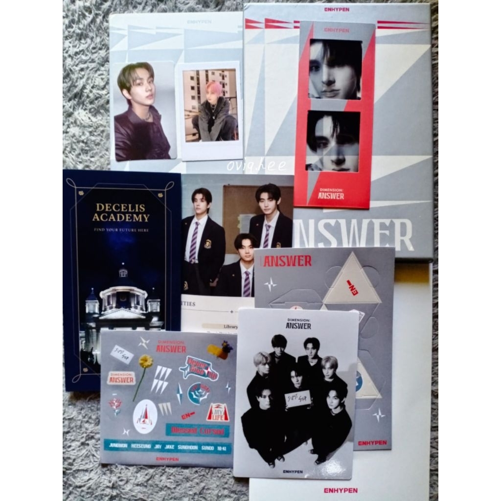 ALBUM ENHYPEN DIMENSION ANSWER FULL SET