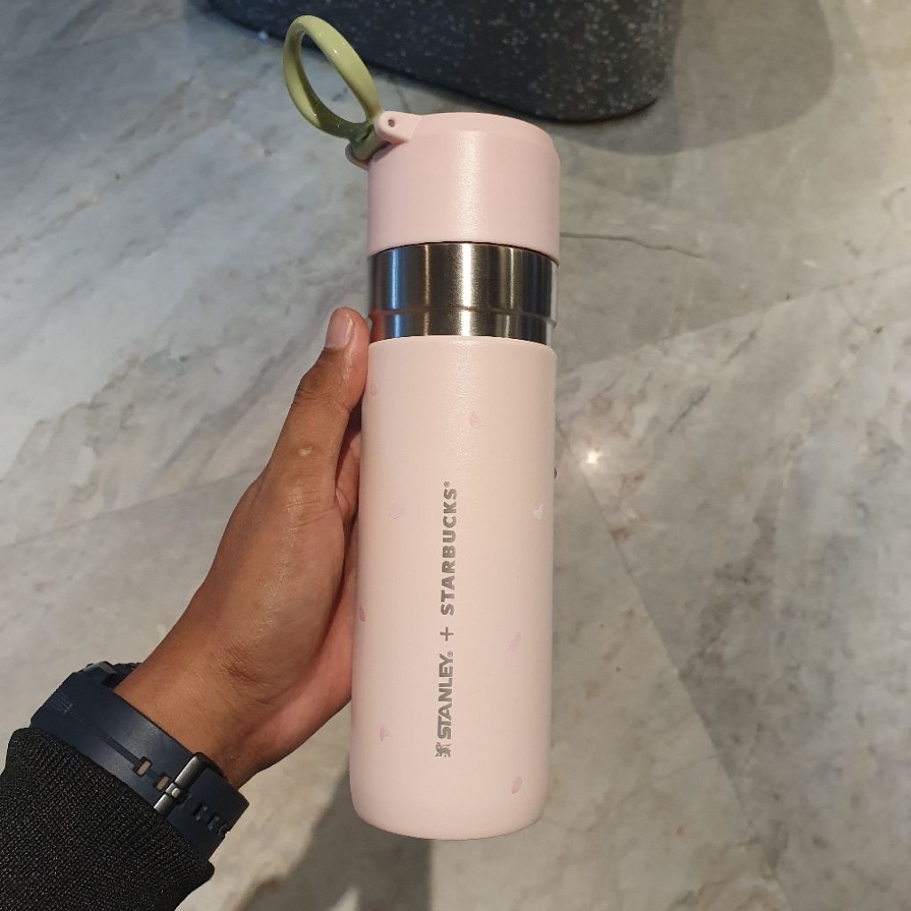 Tumbler Starbucks x Stanley Spring Blossom 2026 Bottle