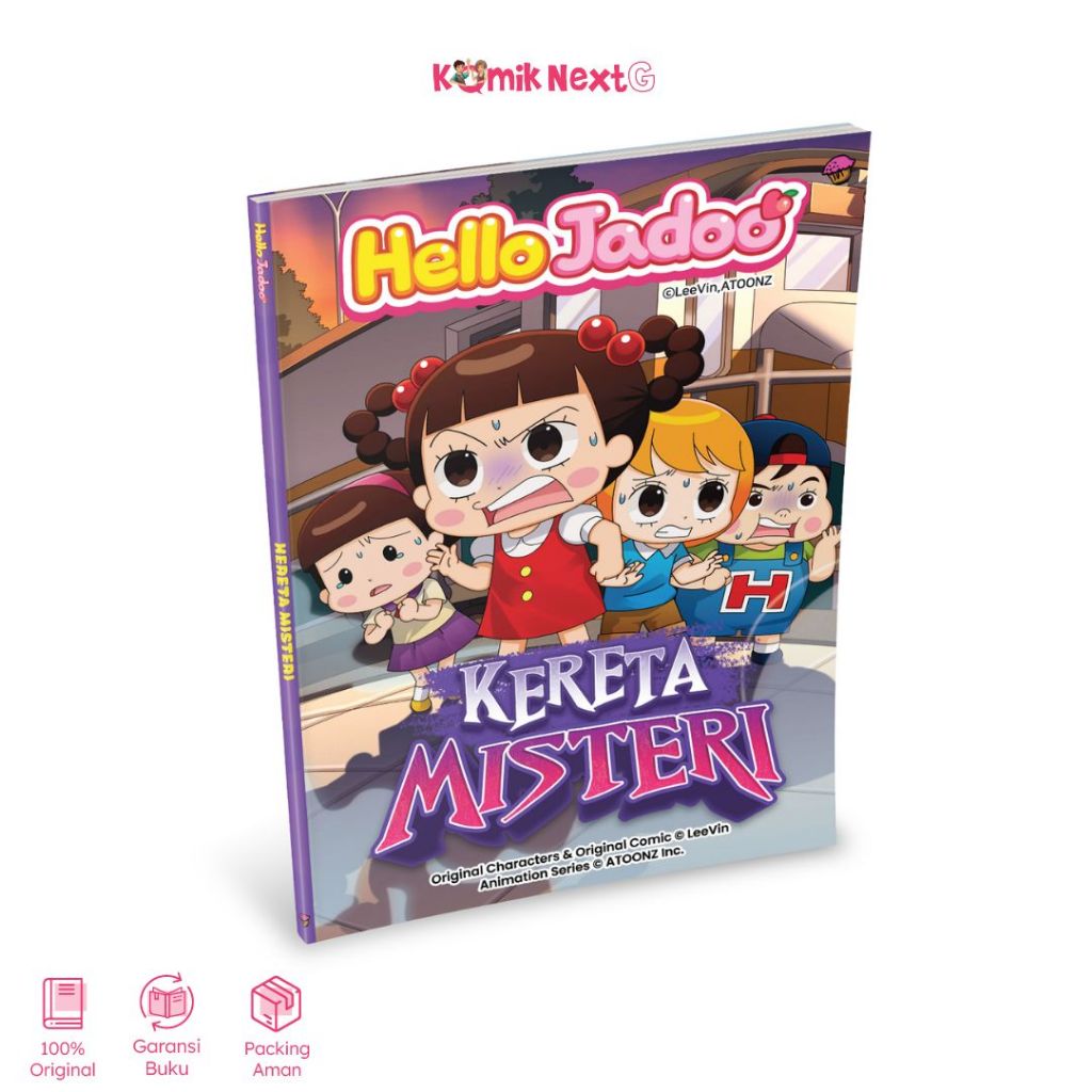 Komik Hello Jadoo: Kereta Misteri - Buku Komik Anak Muffin Graphics