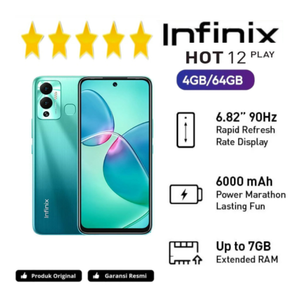 HP INFINIX 12PLAY  4GB/64GB ORIGINAL