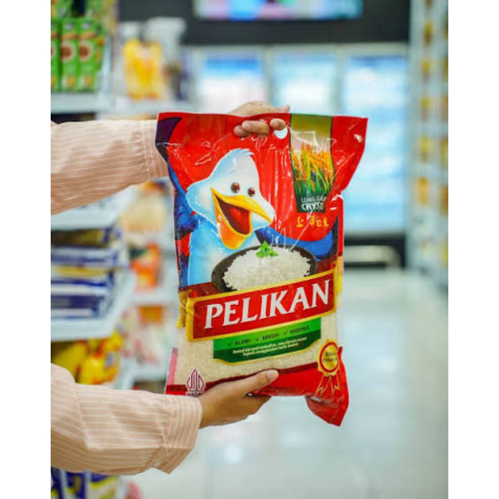 BERAS PELIKAN 5KG & 3KG