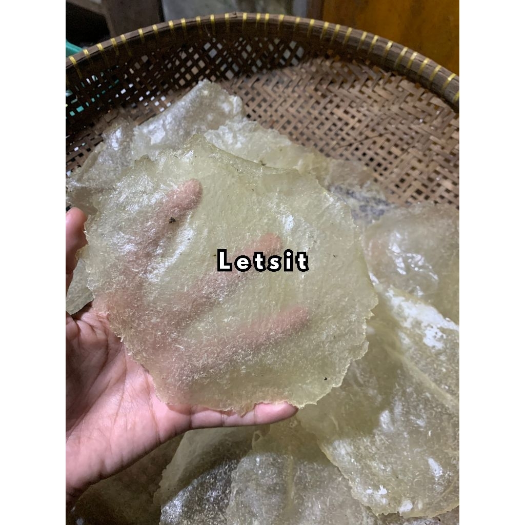 50 pcs opak aci singkong mentah gurih polos diameter besar