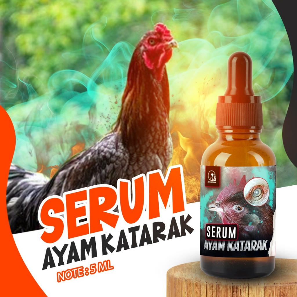 OBAT KATARAK AYAM | MATA AYAM KATARAK | SERUM AYAM KATARAK 5 ML