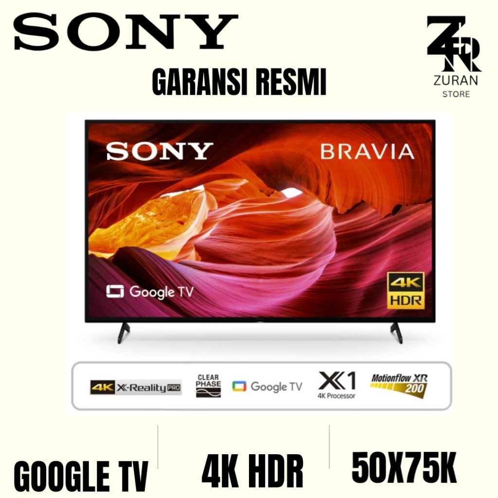 SONY 50X75K / KD-50X75K 4K GOOGLE TV 50 Inch