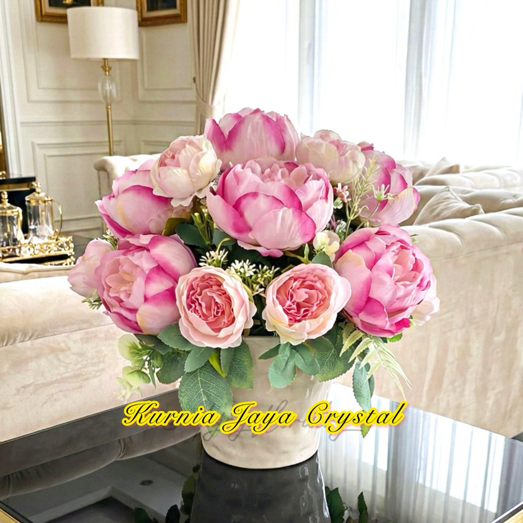 Rangkaian Bunga Premium cocok untuk meja tamu