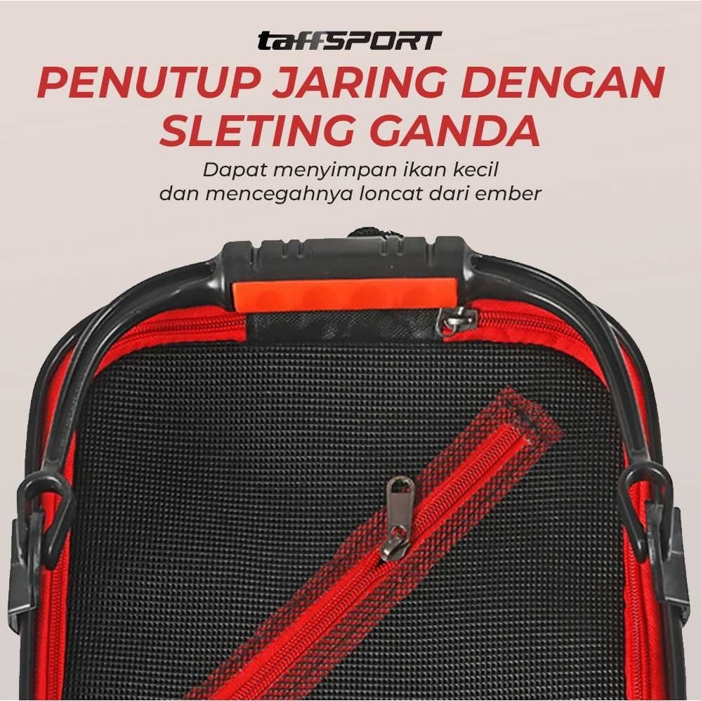 Tas mancing ember mancing Ember Lipat Mancing Tempat Ikan Folding Fishing Bucket tas pancing