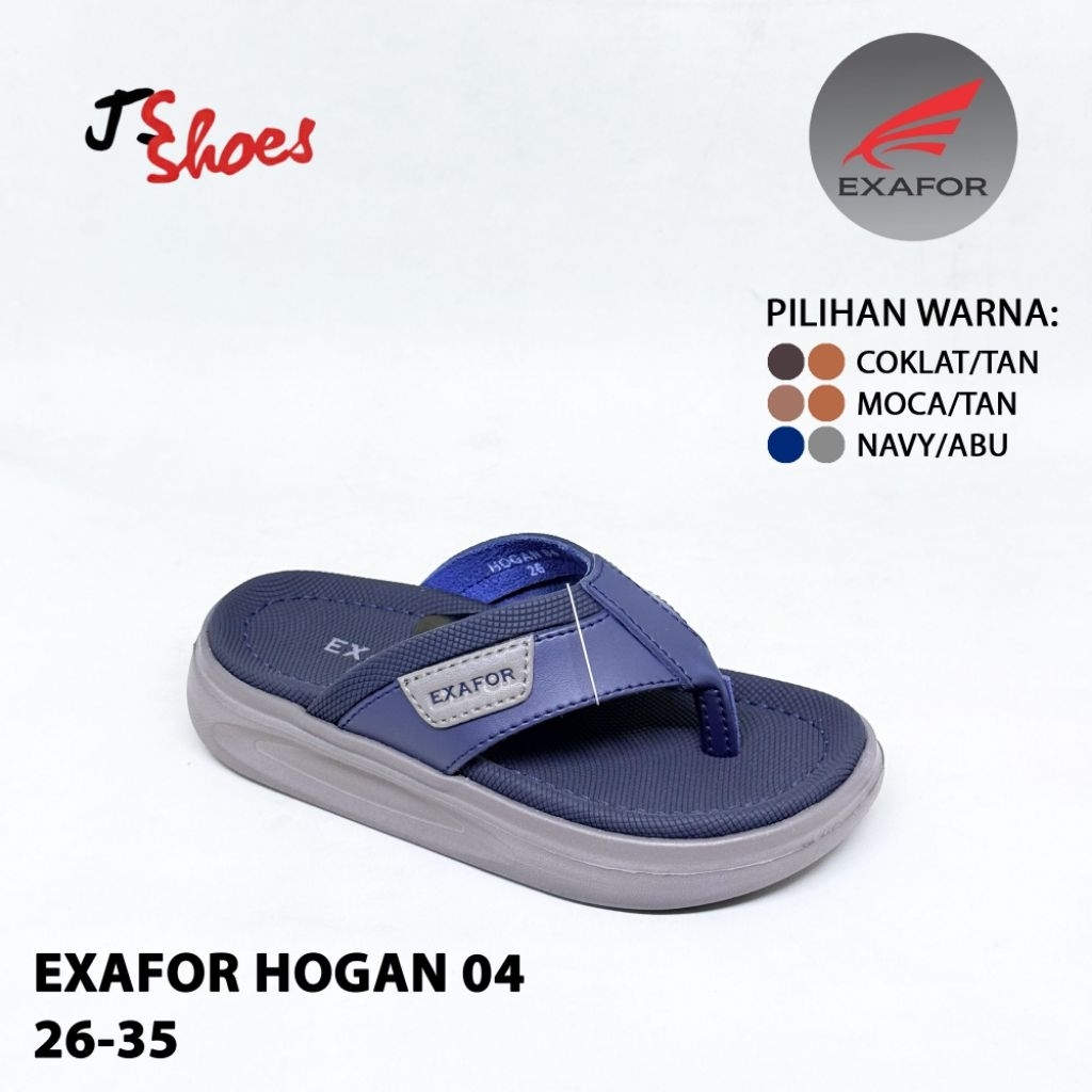 EXAFOR HOGAN 04 - SANDAL JEPIT CASUAL ANAK COWOK MERK EXAFOR ORIGINAL