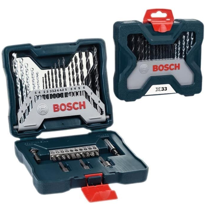 Mata bor Bosch Set multifungsi kayu, beton, besi, obeng, Sock