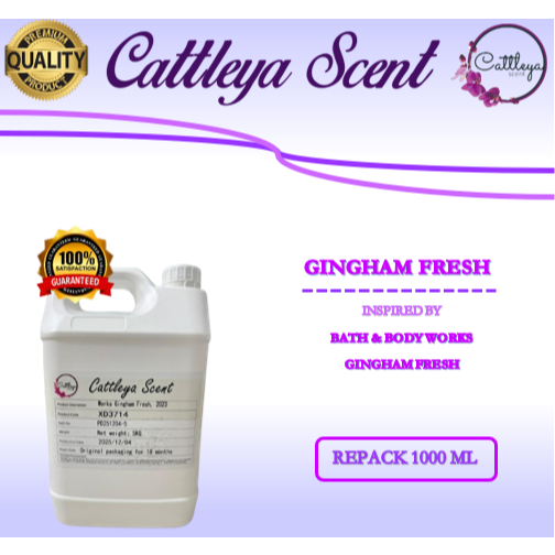 PARFUM GINGHAM FRESH BY CATTLEYA SCENT | REPACK 1000 ML