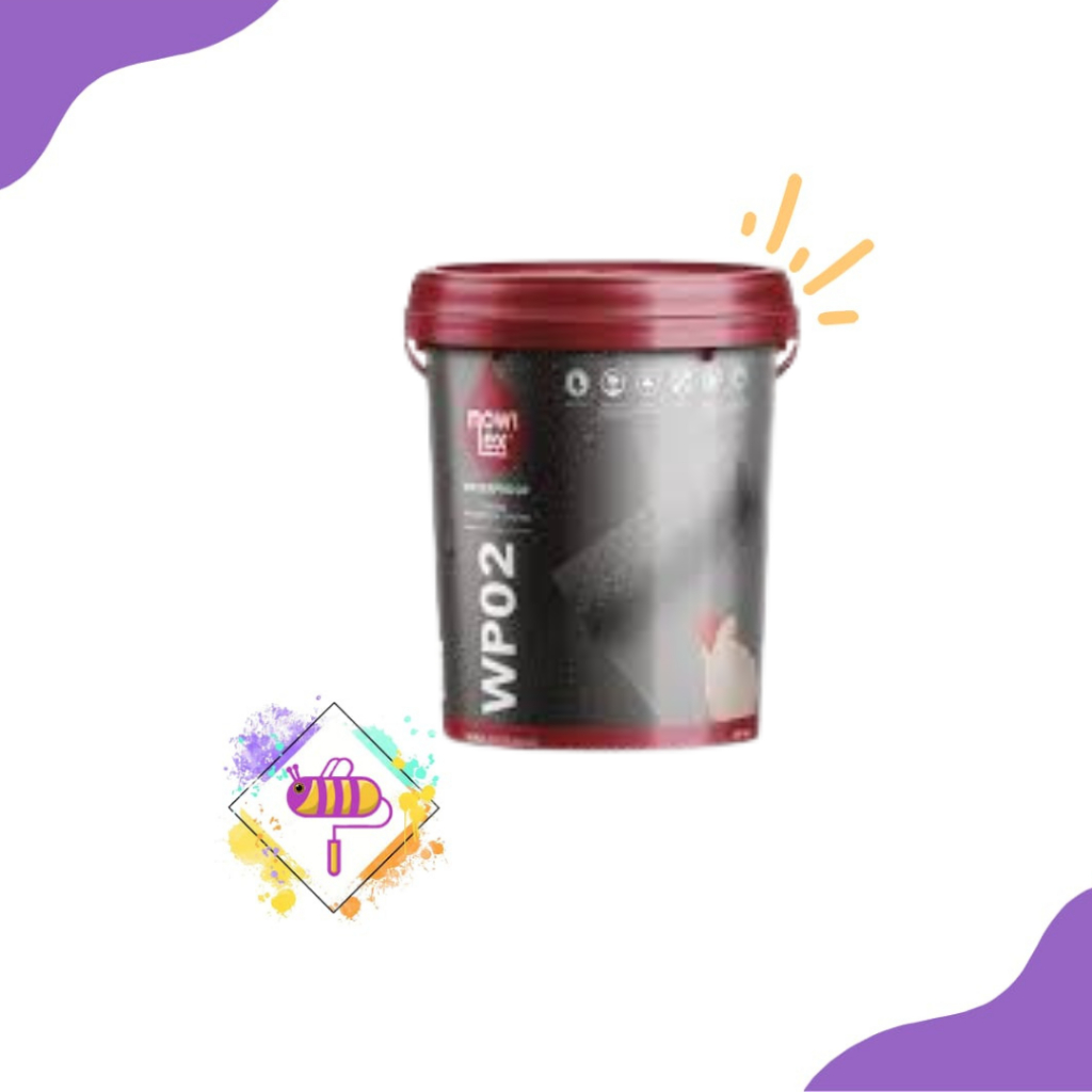 CAT TEMBOK EKSTERIOR / WATERPROOF / Mowilex WP02 Waterproof Cat Pelapis Anti Bocor 20 Kg