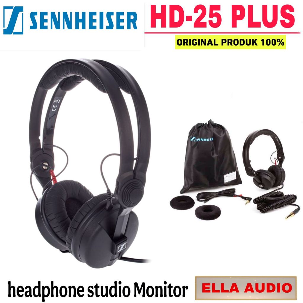 Headphone Sennheiser HD 25 plus headphone Sennheiser hd25