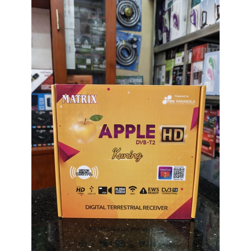 Set Top Box Matrix Apple Kuning