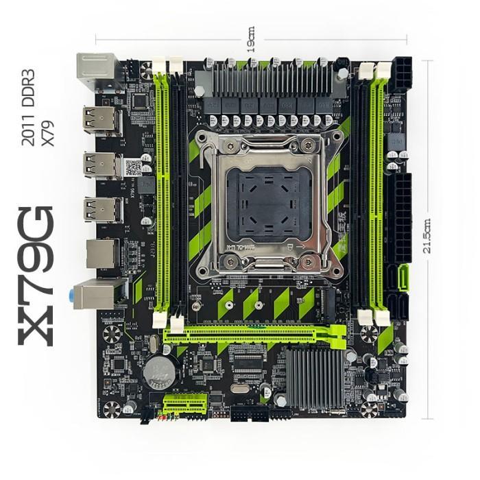 motherboard x79 lga 2011 VER 2.1 untuk processor xeon e5 26xx v2 dan v1 cocok untuk mikrotik x86 ser