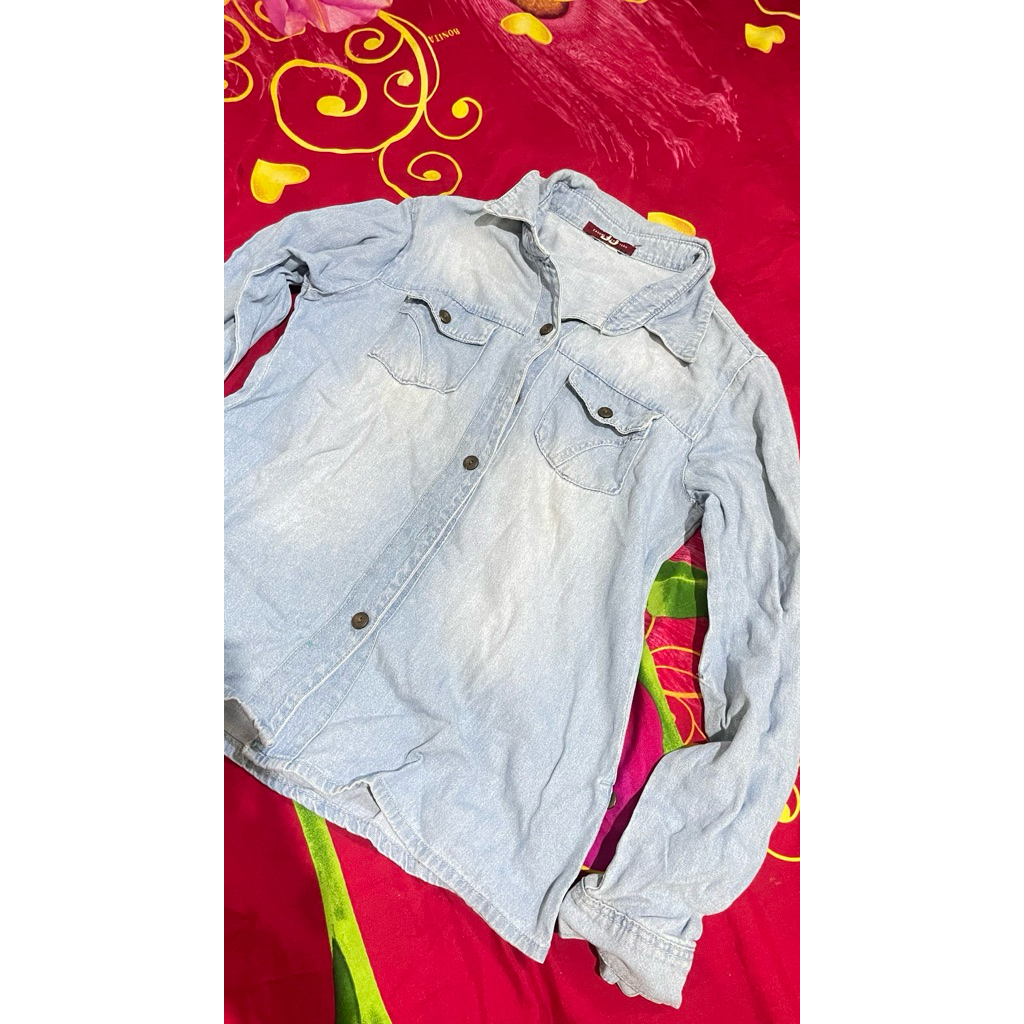 Preloved kemeja JJ jeans size M