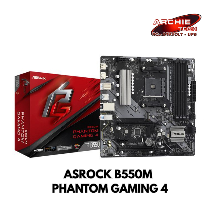 Motherboard ASROCK B550M PHANTOM GAMING 4